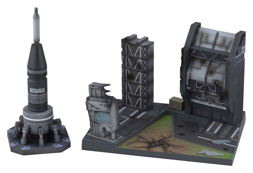 Mobile Suit Gundam SEED Realistic Model Series Diorama G Structure GS06M Heliopolis Battle Stage Material Color Edition 18 cm Image 2