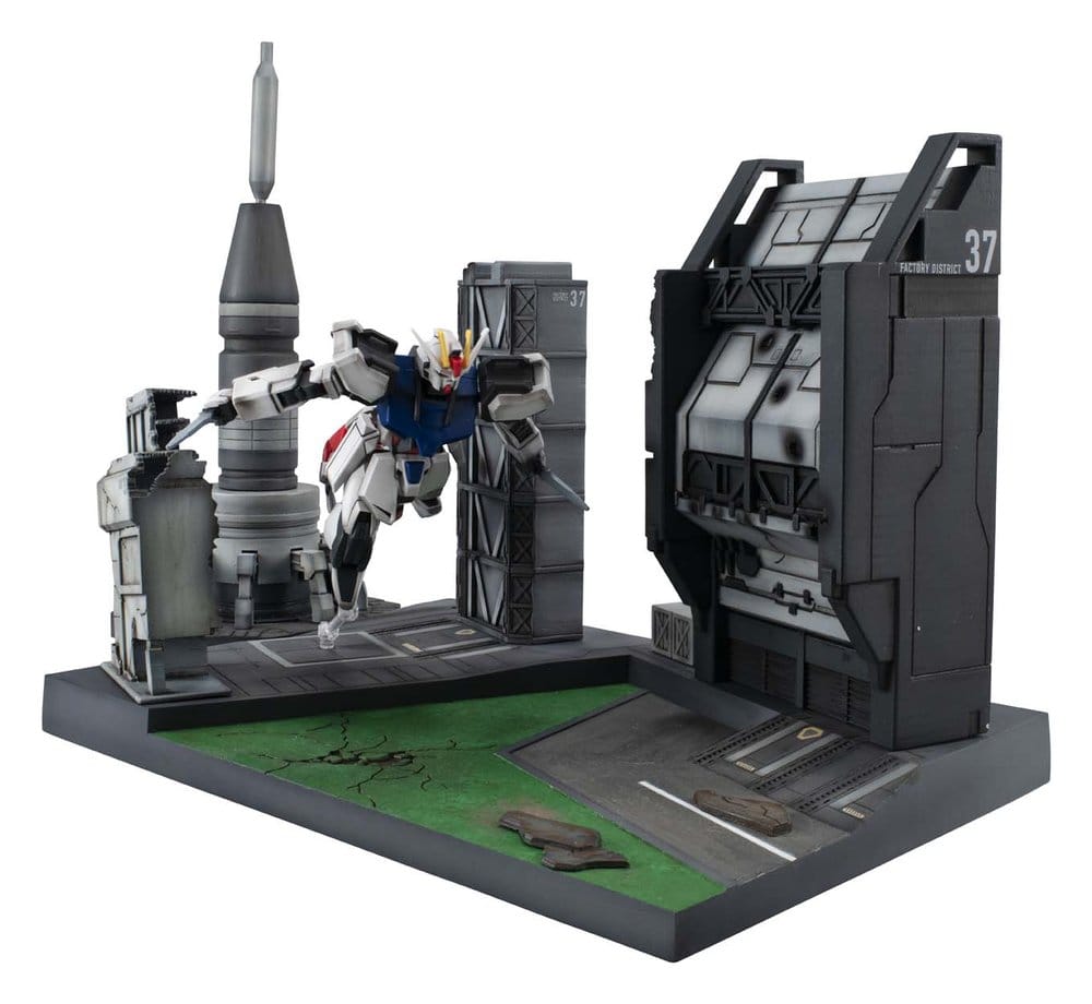 Mobile Suit Gundam SEED Realistic Model Series Diorama G Structure GS06M Heliopolis Battle Stage Material Color Edition 18 cm Image 5