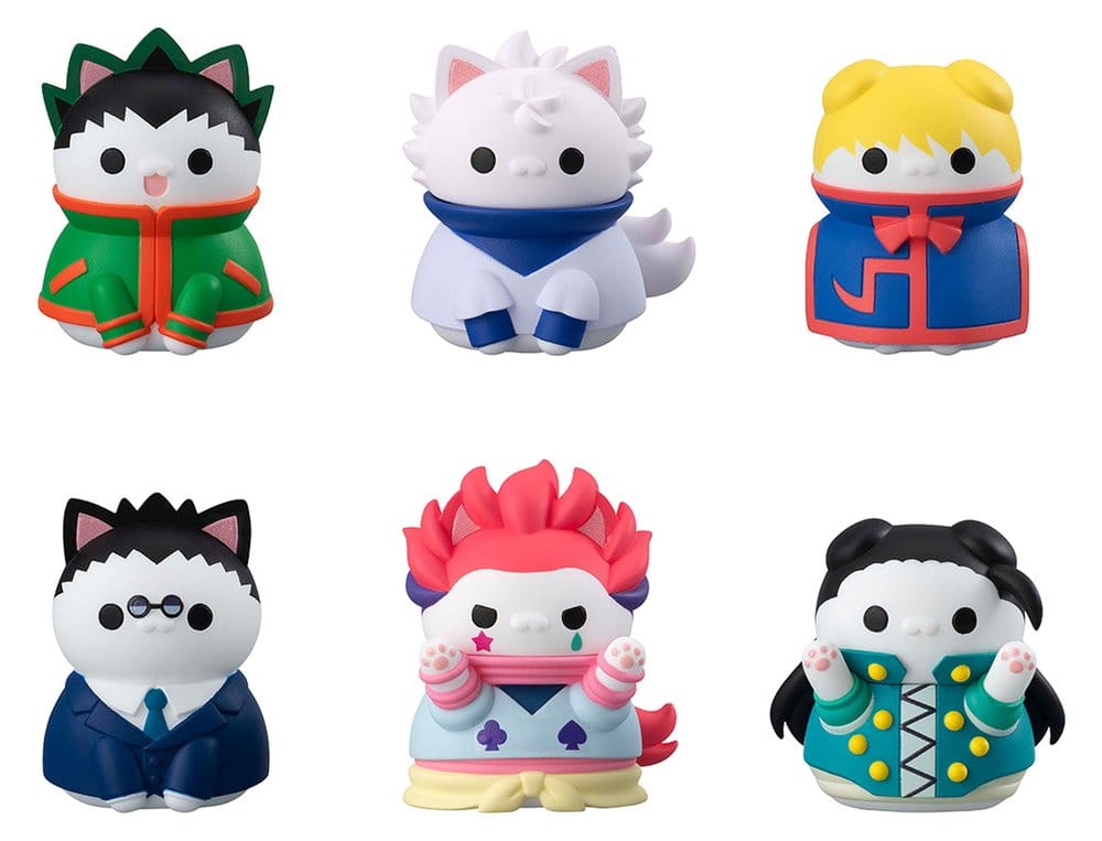 Hunter x Hunter Mega Cat Project Minifiguren Nyanter x Nyanter Hunter x Cat 3 cm Blind Box Sortiment (8) Image 1