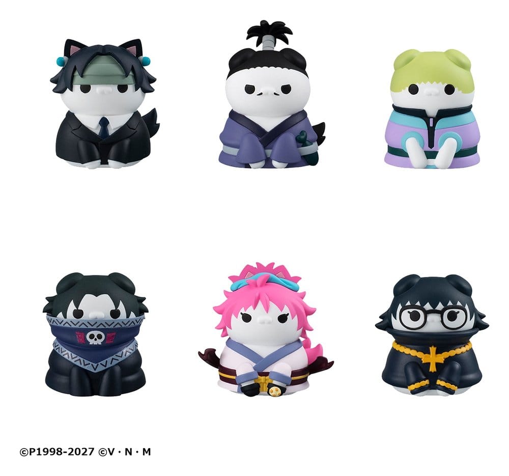 Hunter x Hunter Mega Cat Project Minifiguren Nyanter x Nyanter the Phantom Troupe x Cat 3 cm Blind Box Display (8) Image 1