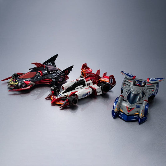 Future GPX Cyber Formula Cyber Formula Collection -Heritage Edition- Fahrzeug Set 3er-Pack Asurada G.S.X Aero Mode & Knight Savior 005 & Missionel VR-4 Image 1