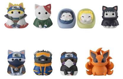 Naruto Shippuden Mega Cat Project Nyaruto! Once upon a time in Konoha village Minifiguren 3 cm Blind Box Display (8) (Repeat) Image 1