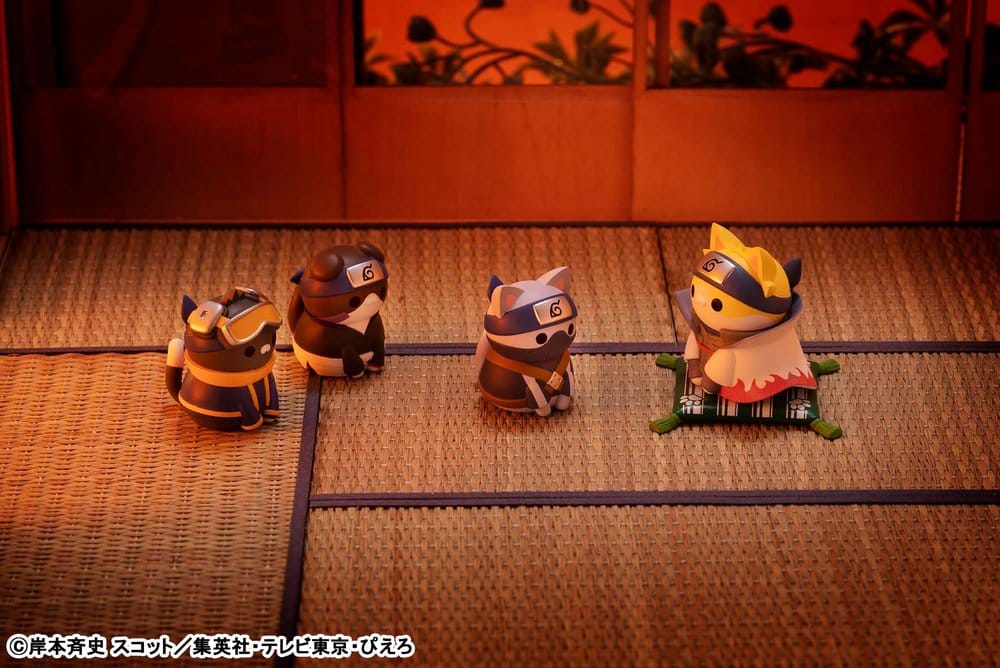 Naruto Shippuden Mega Cat Project Nyaruto! Once upon a time in Konoha village Minifiguren 3 cm Blind Box Display (8) (Repeat) Image 11