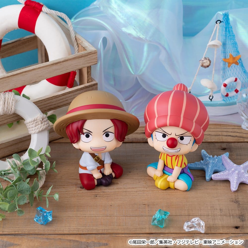 One Piece Look Up PVC Figuren 2er-Pack Shanks & Buggy Childhood Ver. 11 cm (with gift) Image 18