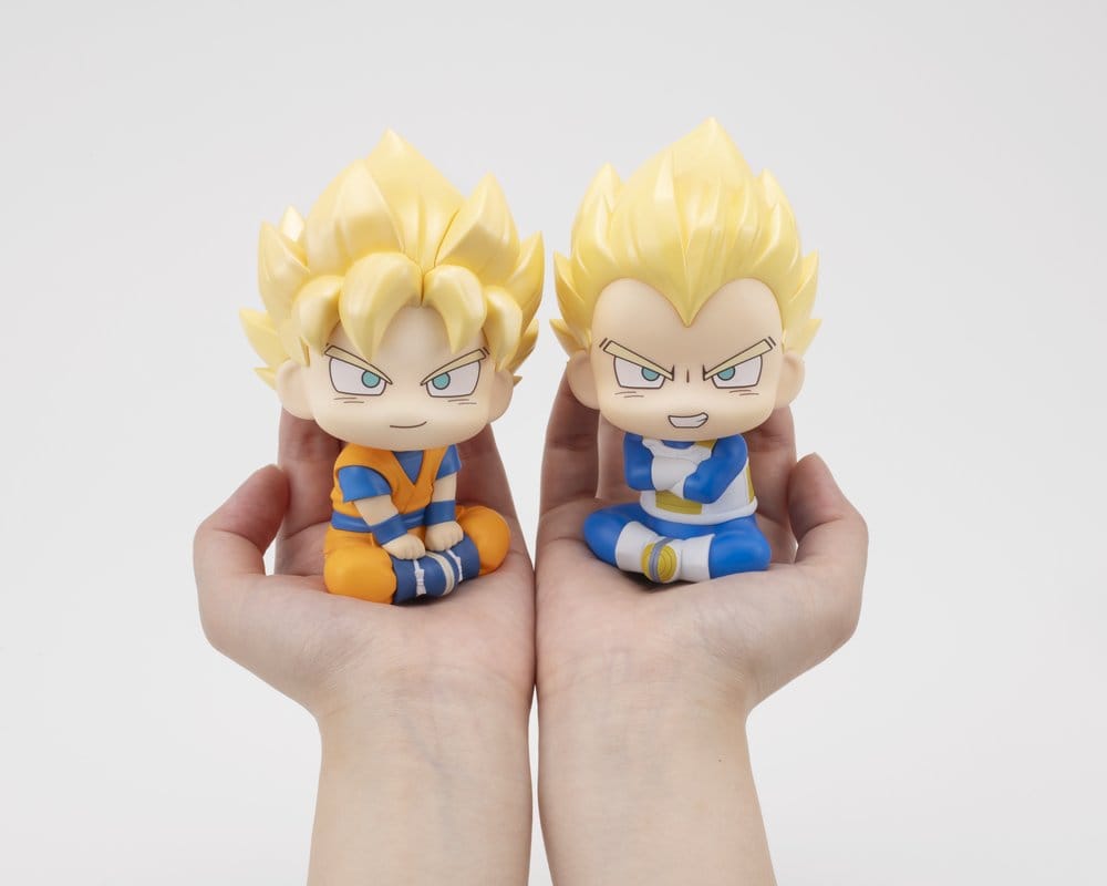 Dragon Ball DAIMA Look Up PVC Figuren 2er-Pack Super Saiyan Son Goku (mini) & Super Saiyan Vegeta (mini) 11 cm (with gift) Image 1