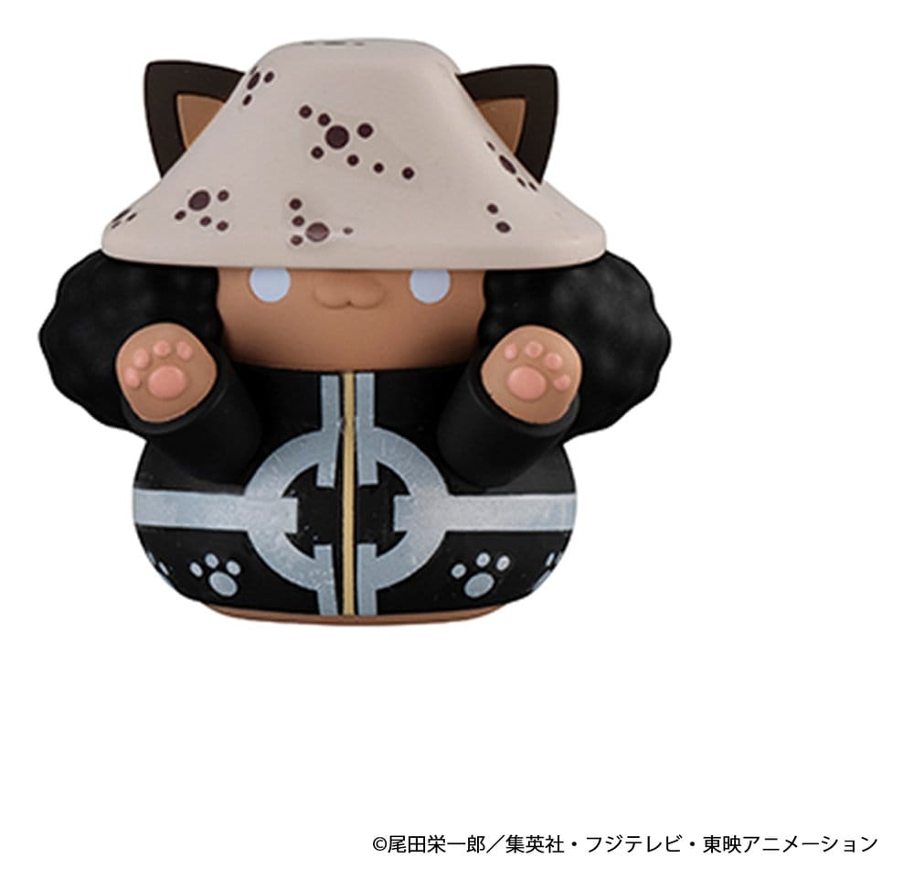 One Piece Mega Cat Project Nyan Piece Nyan! Luffy & the Seven Warlords of the Sea Minifiguren 3 cm Blind Box Display (8) (Repeat) Image 5