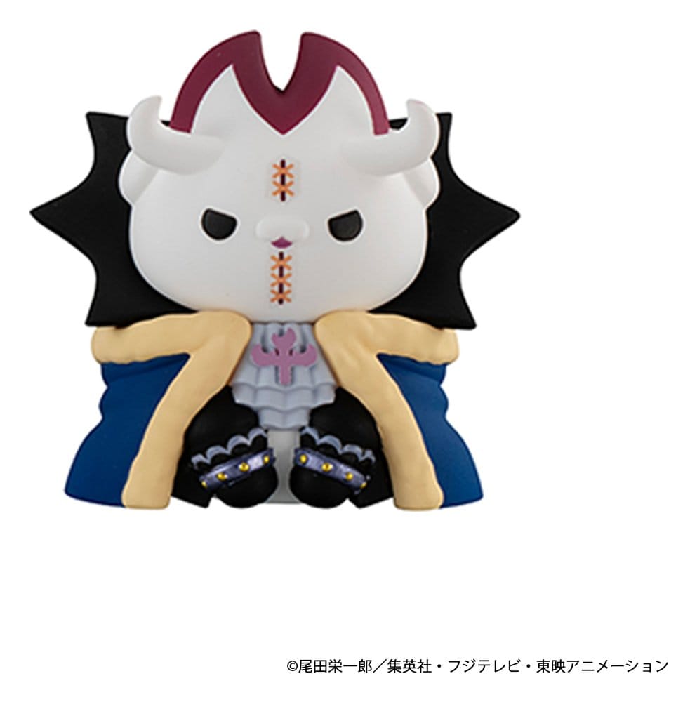One Piece Mega Cat Project Nyan Piece Nyan! Luffy & the Seven Warlords of the Sea Minifiguren 3 cm Blind Box Display (8) (Repeat) Image 6