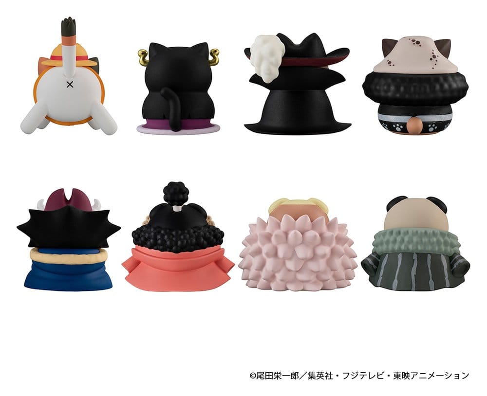 One Piece Mega Cat Project Nyan Piece Nyan! Luffy & the Seven Warlords of the Sea Minifiguren 3 cm Blind Box Display (8) (Repeat) Image 13