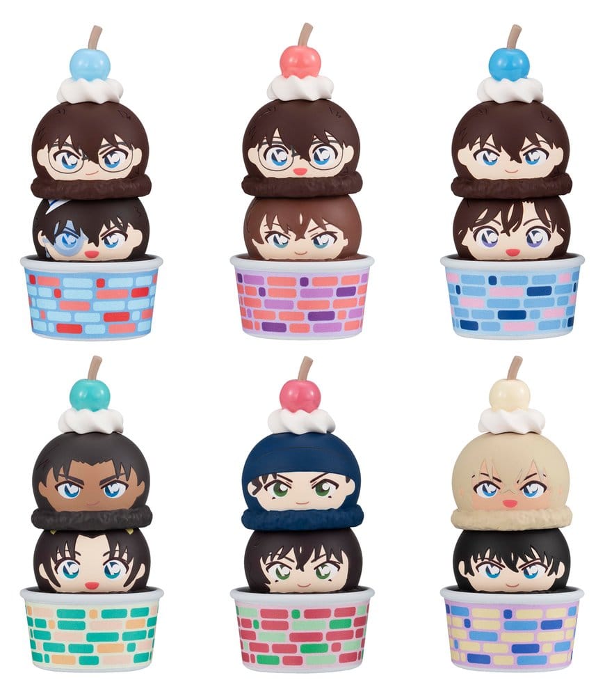 Detective Conan Tsumichen Stack up &amp; Change Minifiguren 6er-Pack 8 cm (with gift) Image 1