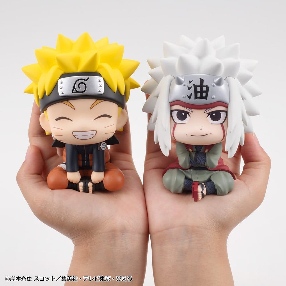 Naruto Shippuden Look Up PVC Figuren 2er-Pack Naruto Uzumaki Smile Ver. & Jiraiya 11 cm (with gift) Image 1