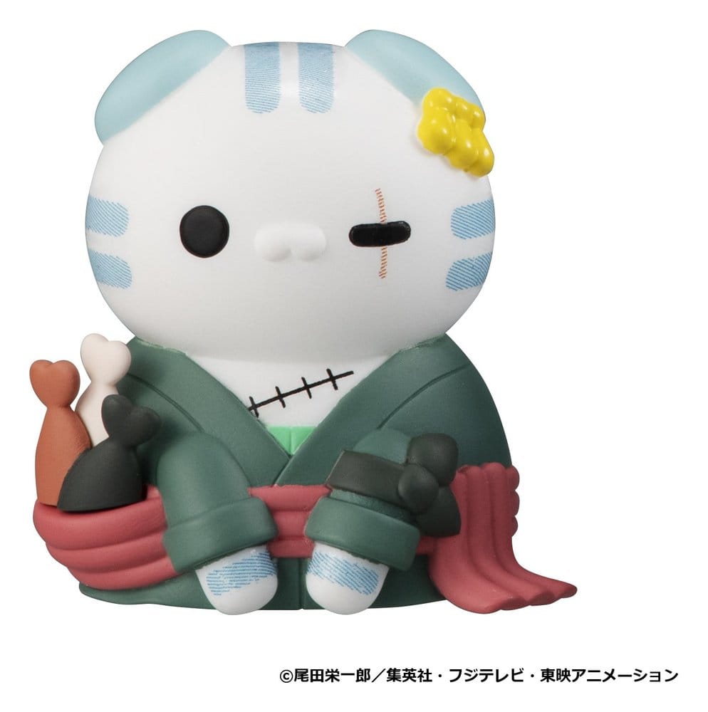 One Piece Mega Cat Project Minifiguren NyanPieceNyan! I'm gonna be king of Paw-rates!! Blind Box Sortiment (8) (Repeat) Image 3