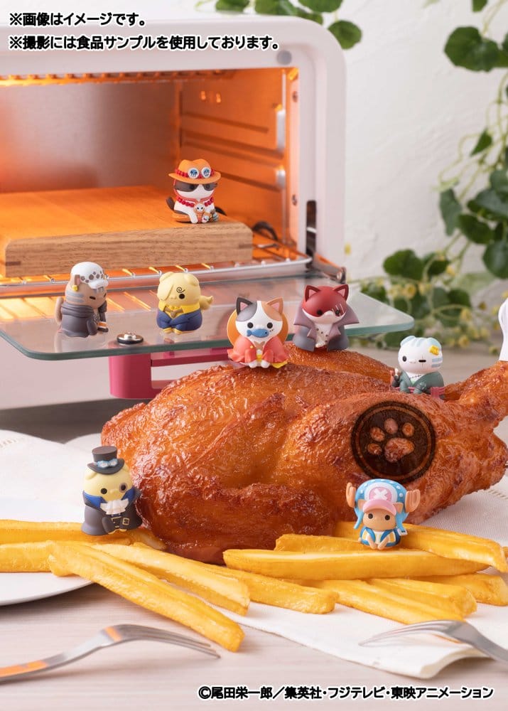 One Piece Mega Cat Project Minifiguren NyanPieceNyan! I'm gonna be king of Paw-rates!! Blind Box Sortiment (8) (Repeat) Image 11