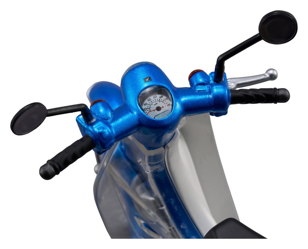 Honda Kaitanics Plastic Model Kit Super Cub 110 Glint Wave Blue Metalic Image 12