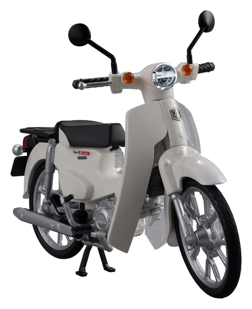 Honda Kaitanics Plastic Model Kit Super Cub 110 Classical White Image 1