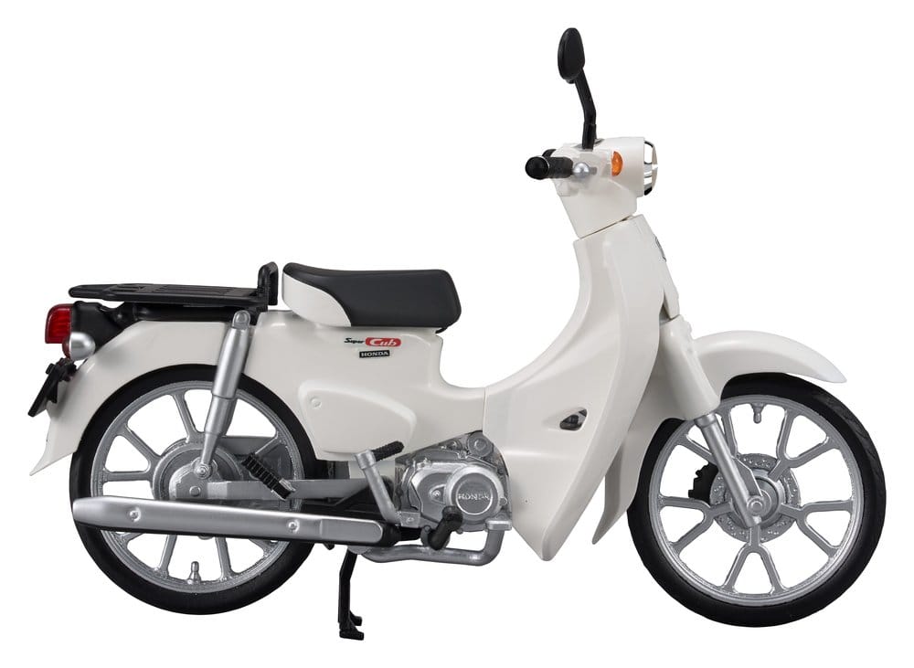 Honda Kaitanics Plastic Model Kit Super Cub 110 Classical White Image 2
