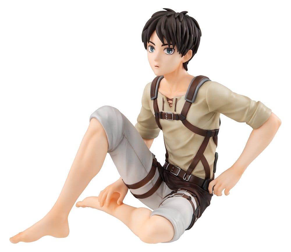 Attack on Titan G.E.M. Series PVC Figur Eren Yeager Palm Size 10 cm Image 1