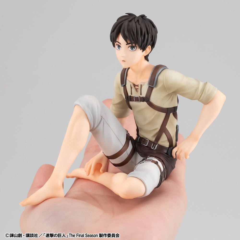 Attack on Titan G.E.M. Series PVC Figur Eren Yeager Palm Size 10 cm Image 2