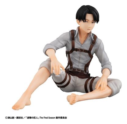 Attack on Titan G.E.M. Series PVC Figur Squad Captain Levi Palm Size 9 cm Image 3