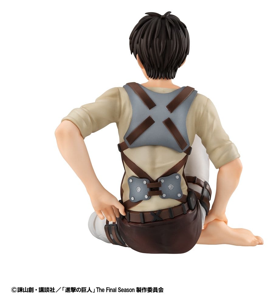 Attack on Titan G.E.M. Series PVC Figuren 2er-Pack Eren Yeager & Squad Captain Levi Palm Size Image 8