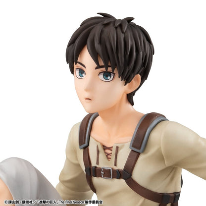 Attack on Titan G.E.M. Series PVC Figuren 2er-Pack Eren Yeager & Squad Captain Levi Palm Size Image 9