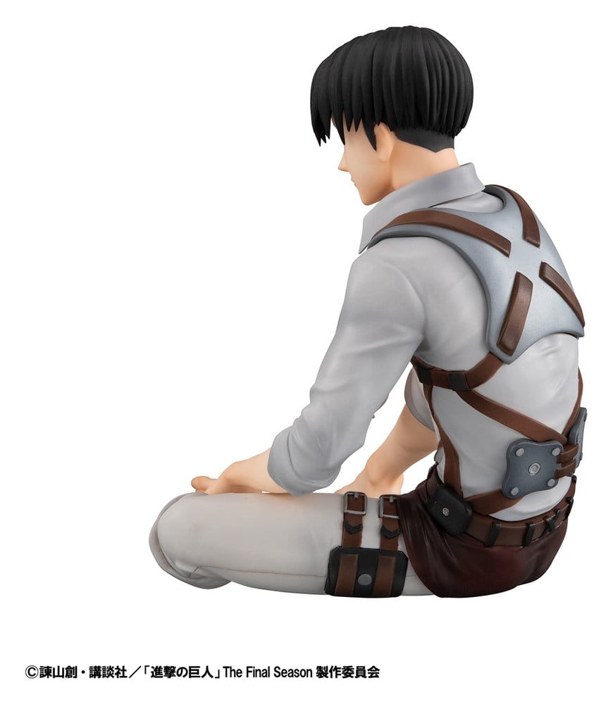 Attack on Titan G.E.M. Series PVC Figuren 2er-Pack Eren Yeager & Squad Captain Levi Palm Size Image 15