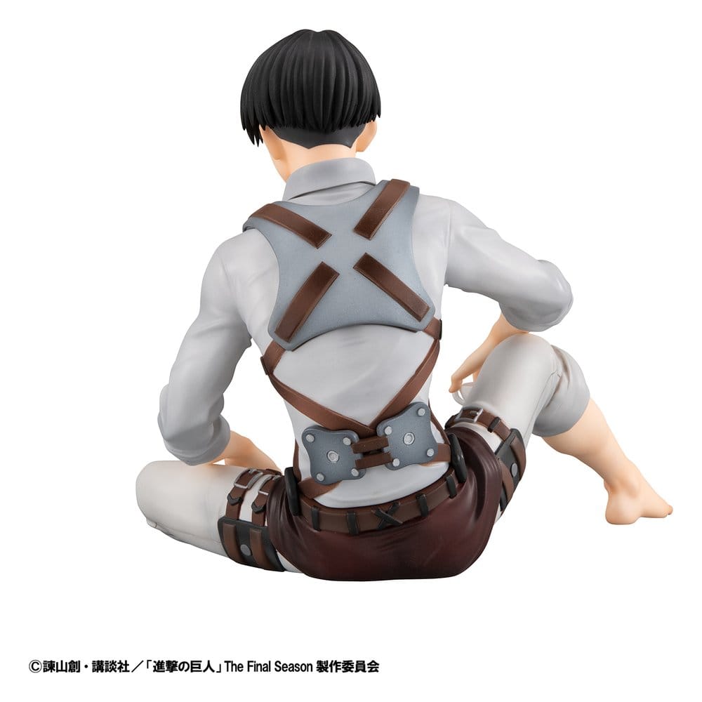Attack on Titan G.E.M. Series PVC Figuren 2er-Pack Eren Yeager & Squad Captain Levi Palm Size Image 16