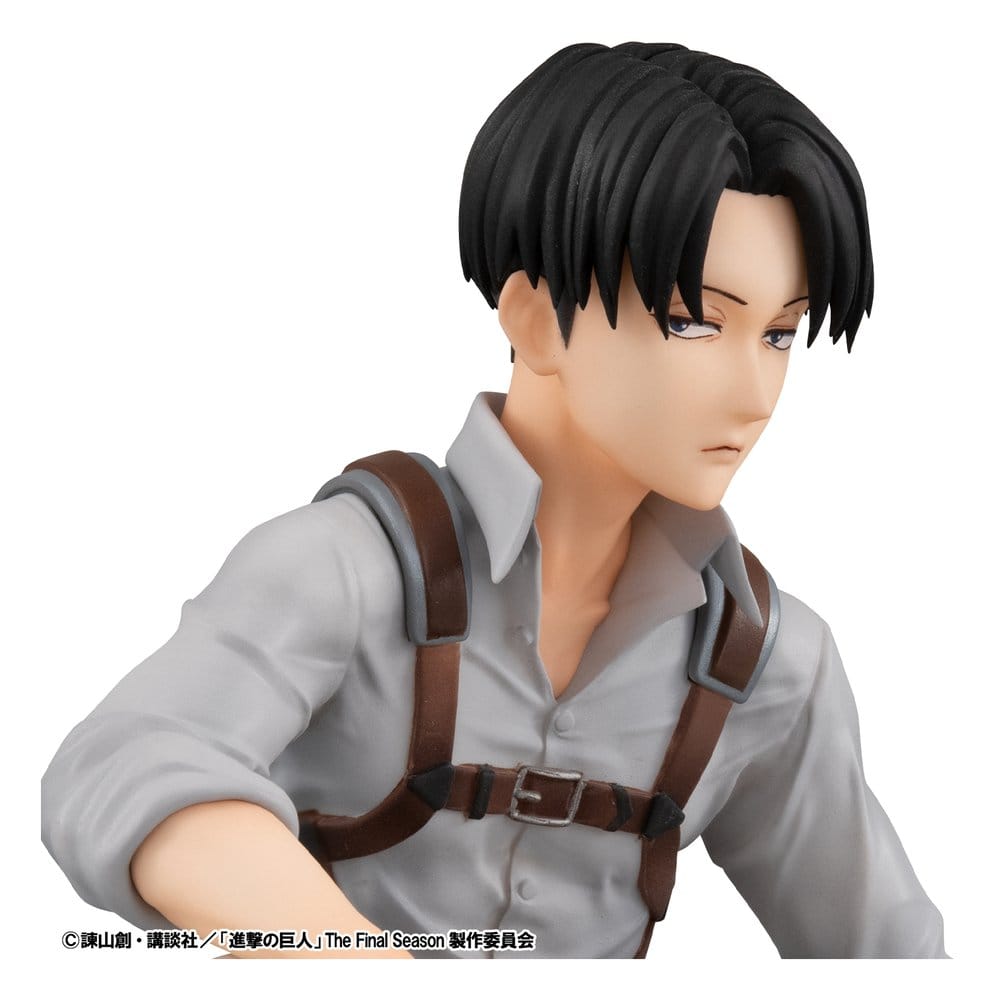 Attack on Titan G.E.M. Series PVC Figuren 2er-Pack Eren Yeager & Squad Captain Levi Palm Size Image 17