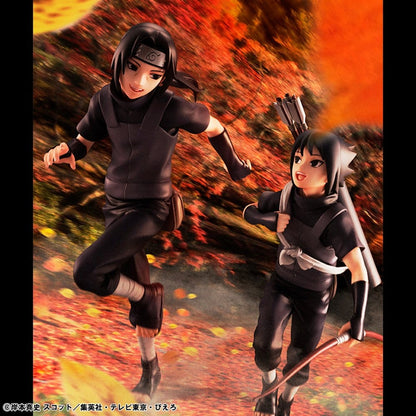 Naruto Shippuden G.E.M. Series PVC Figuren 2er-Pack Itachi Uchiha & Sasuke (Repeat) Image 2