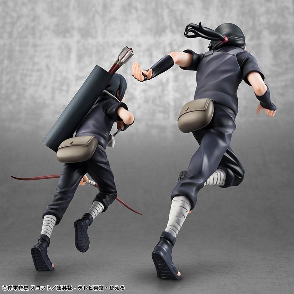 Naruto Shippuden G.E.M. Series PVC Figuren 2er-Pack Itachi Uchiha & Sasuke (Repeat) Image 4