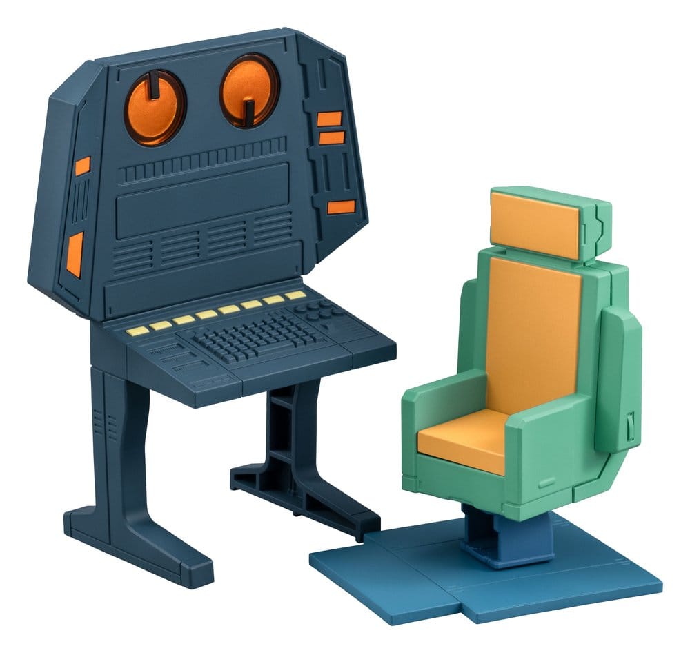 Mobile Suit Gundam G.M.G. Collection EX Diorama White Base Bridge Radio Operator Desk Set 10 cm (with gift) Image 4