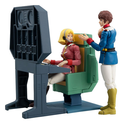 Mobile Suit Gundam G.M.G. Collection EX Diorama White Base Bridge Radio Operator Desk Set 10 cm (with gift) Image 5