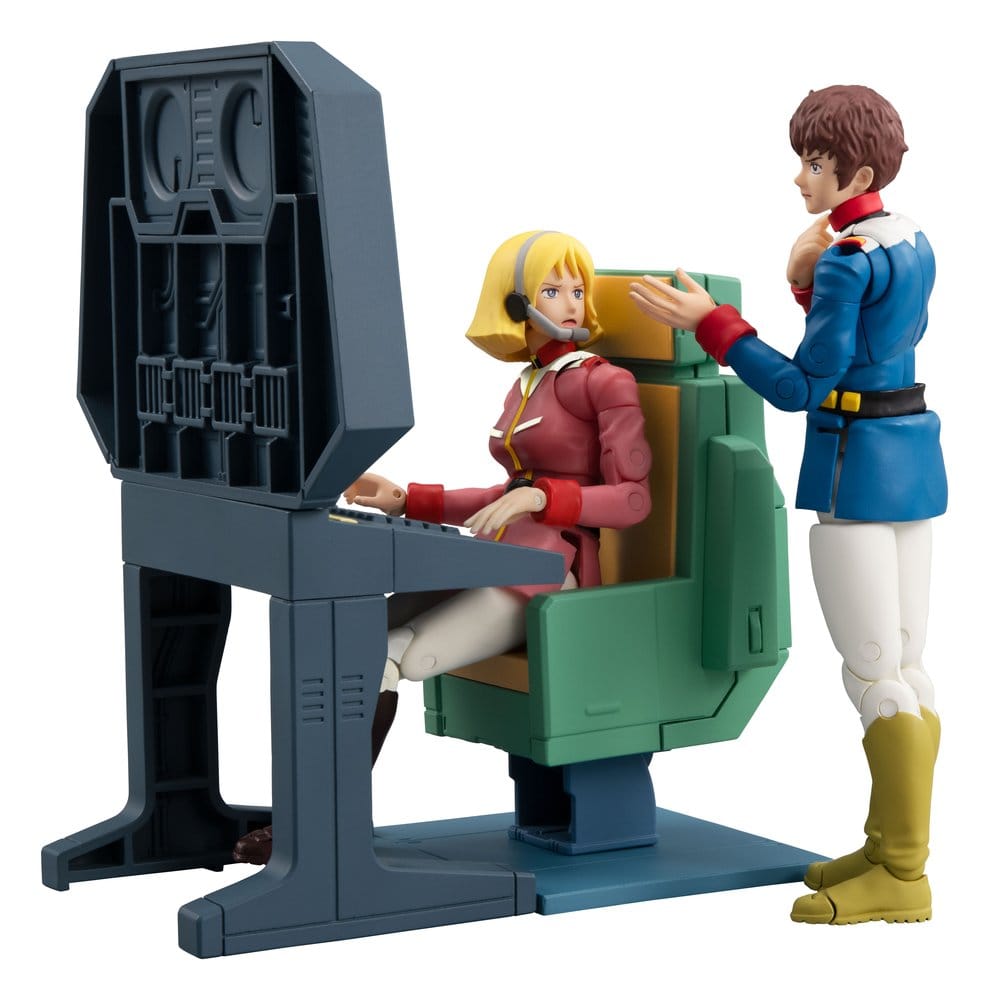 Mobile Suit Gundam G.M.G. Collection EX Diorama White Base Bridge Radio Operator Desk Set 10 cm (with gift) Image 5