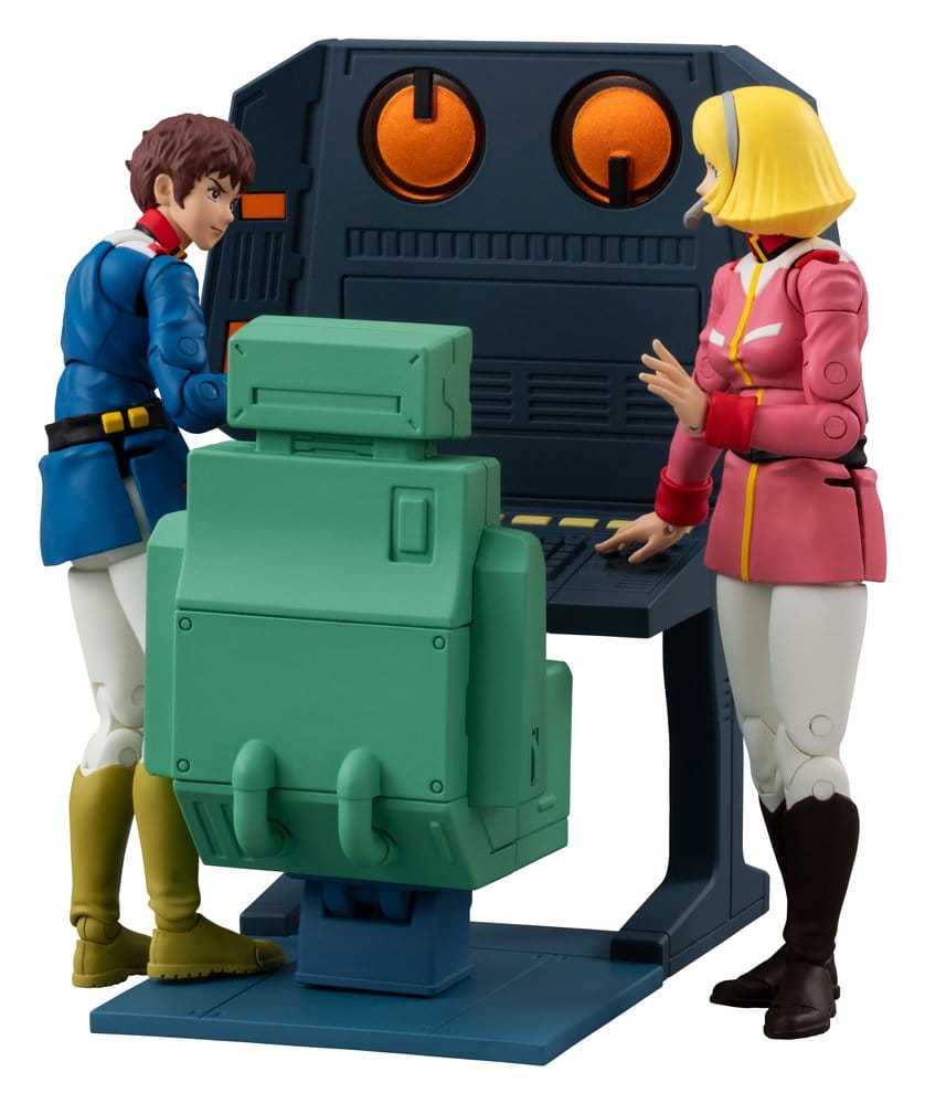 Mobile Suit Gundam G.M.G. Collection EX Diorama White Base Bridge Radio Operator Desk Set 10 cm (with gift) Image 1