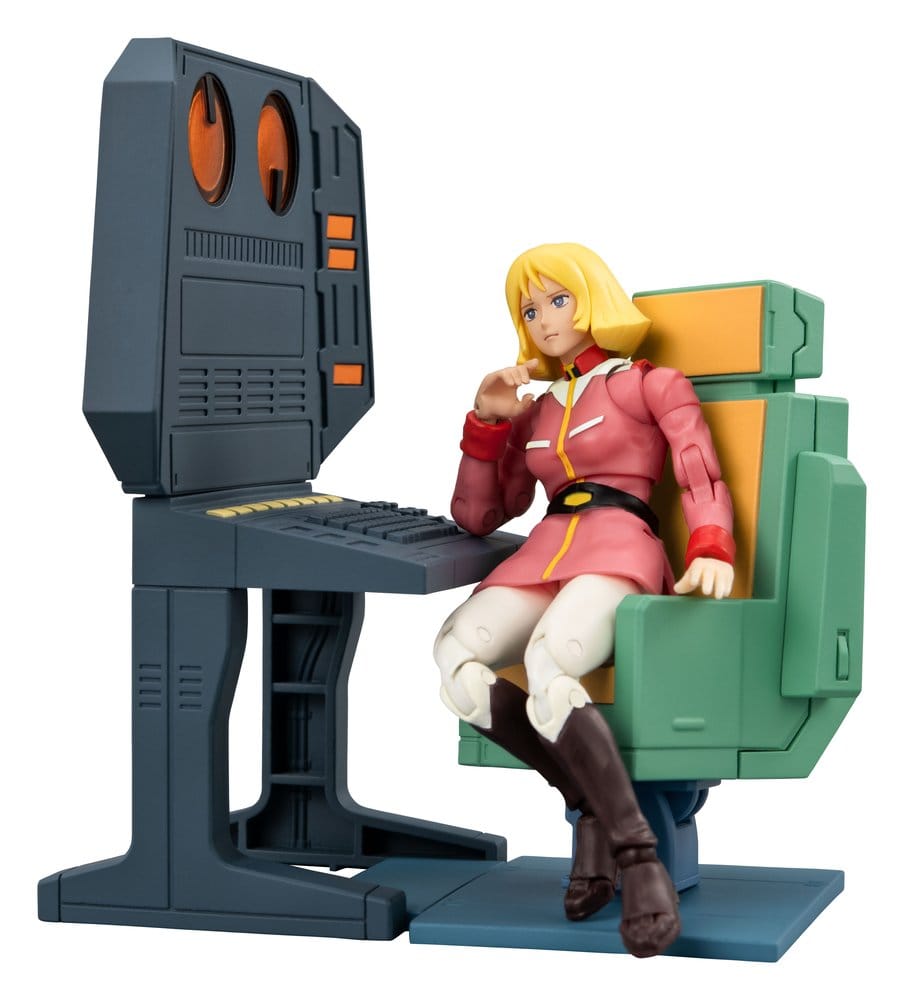 Mobile Suit Gundam G.M.G. Collection EX Diorama White Base Bridge Radio Operator Desk Set 10 cm (with gift) Image 6