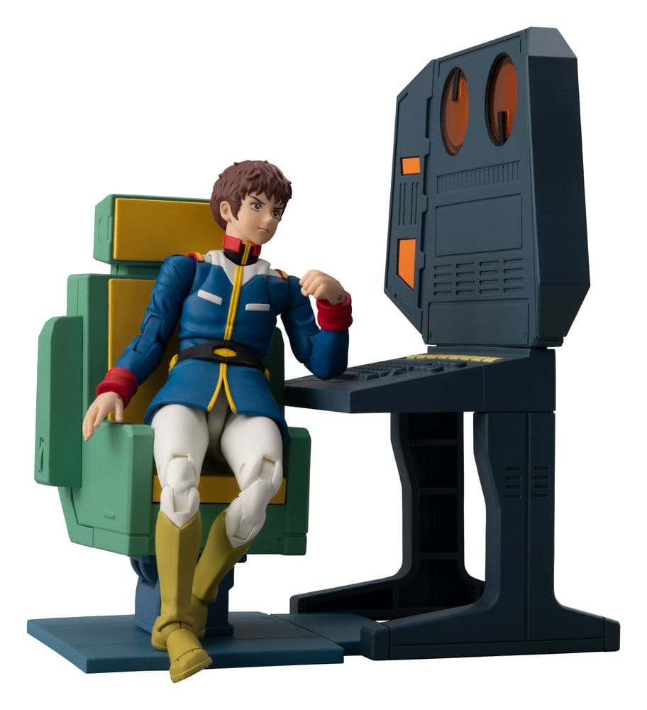 Mobile Suit Gundam G.M.G. Collection EX Diorama White Base Bridge Radio Operator Desk Set 10 cm (with gift) Image 7