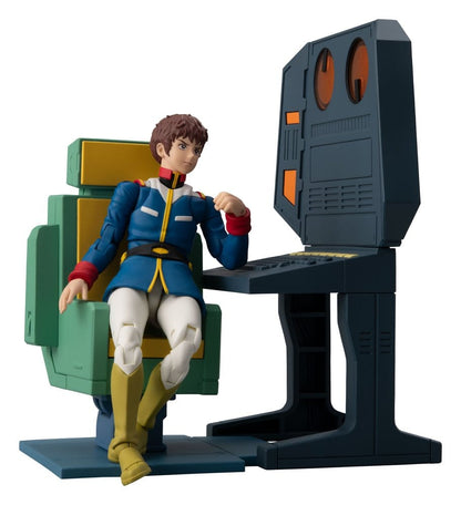 Mobile Suit Gundam G.M.G. Collection EX Diorama White Base Bridge Radio Operator Desk Set 10 cm (with gift) Image 7