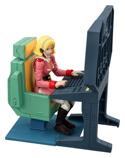 Mobile Suit Gundam G.M.G. Collection EX Diorama White Base Bridge Radio Operator Desk Set 10 cm (with gift) Image 8