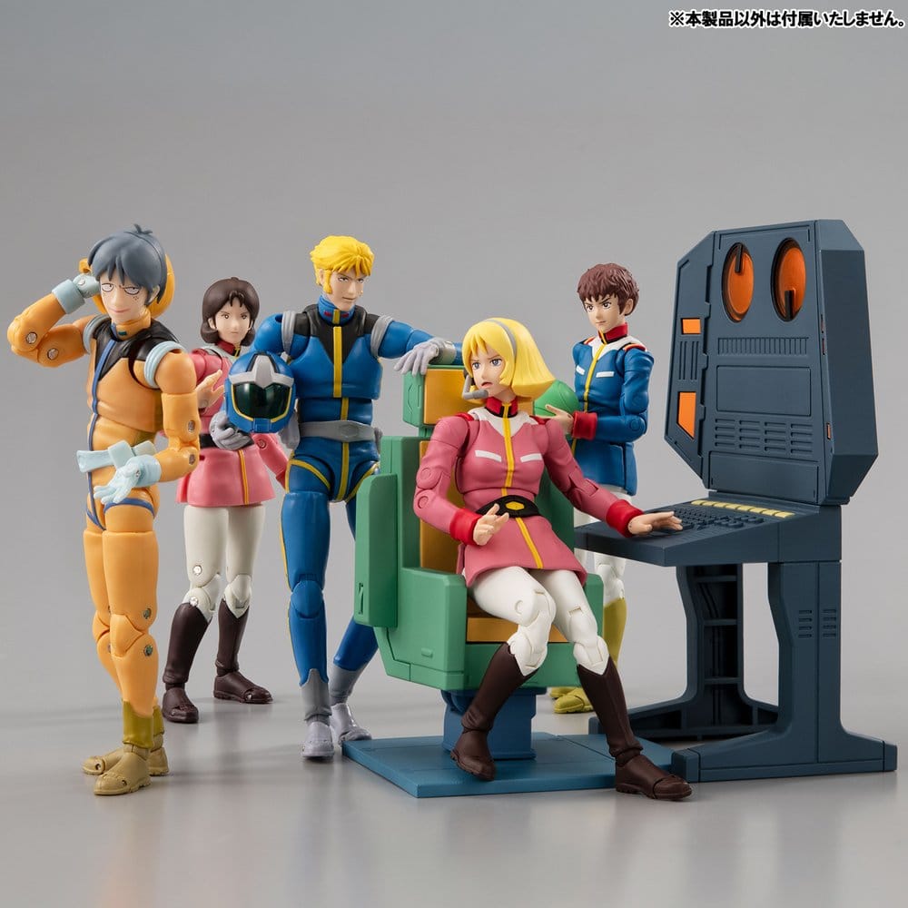 Mobile Suit Gundam G.M.G. Collection EX Diorama White Base Bridge Radio Operator Desk Set 10 cm (with gift) Image 10