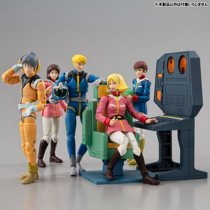 Mobile Suit Gundam G.M.G. Collection EX Diorama White Base Bridge Radio Operator Desk Set 10 cm (with gift) Image 10
