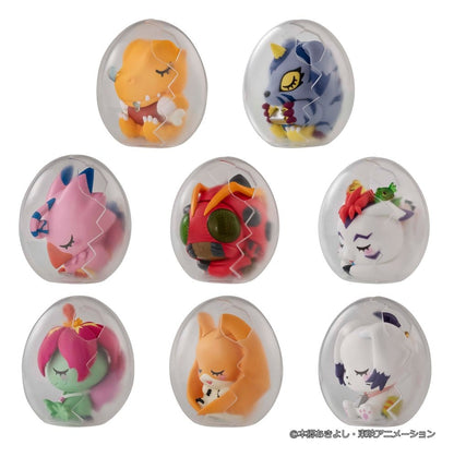 Digimon Adventure Mega Egg Figure Minifiguren Good Night Digicolle! 8 cm Blind Box Display (8) Image 10
