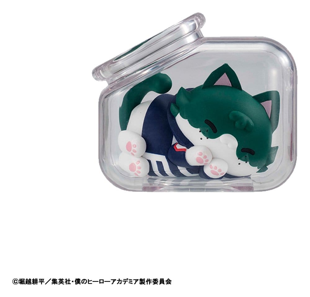 My Hero Academia Mega Cat Project Minifiguren Good Night Heroaca Cats 6 cm Blind Box Display (8) Image 2