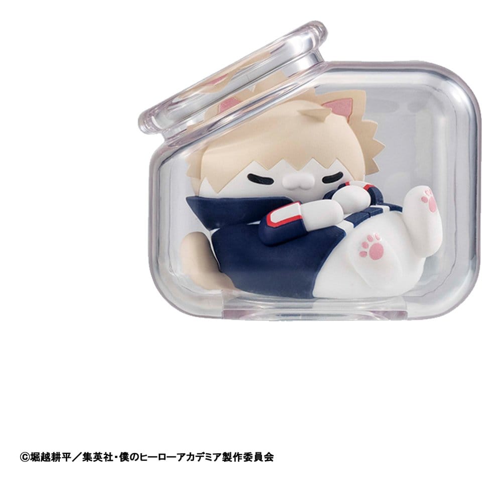 My Hero Academia Mega Cat Project Minifiguren Good Night Heroaca Cats 6 cm Blind Box Display (8) Image 3