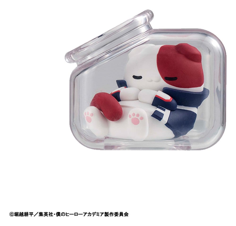 My Hero Academia Mega Cat Project Minifiguren Good Night Heroaca Cats 6 cm Blind Box Display (8) Image 4