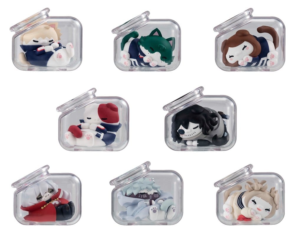 My Hero Academia Mega Cat Project Minifiguren Good Night Heroaca Cats 6 cm Blind Box Display (8) Image 1