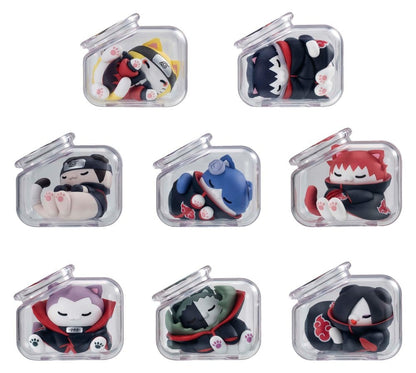 Naruto Shippuden Mega Cat Project Minifiguren Good Night Nyaruto! Gathering Akatsuki Edition Vol. 1 6 cm Blind Box Display (8) Image 1