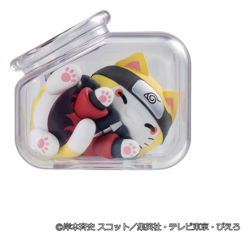 Naruto Shippuden Mega Cat Project Minifiguren Good Night Nyaruto! Gathering Akatsuki Edition Vol. 1 6 cm Blind Box Display (8) Image 2