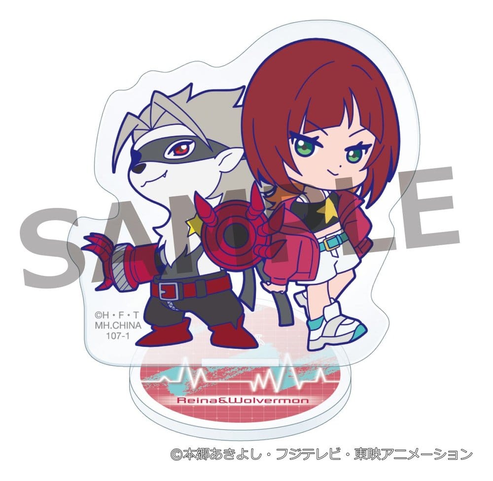 Digimon Buddycolle Acrylaufsteller Beatbreak 6 cm Blind Box Display (6) Image 3