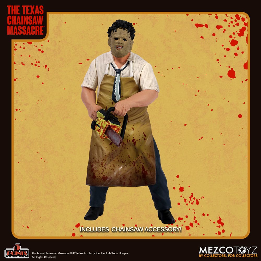 Blutgericht in Texas (1974) 5 Points Actionfigur Leatherface 10 cm Image 3