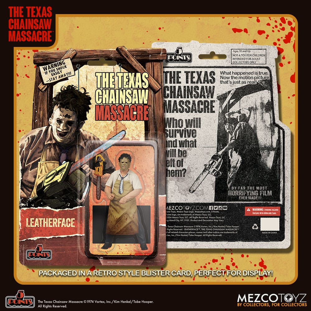 Blutgericht in Texas (1974) 5 Points Actionfigur Leatherface 10 cm Image 7