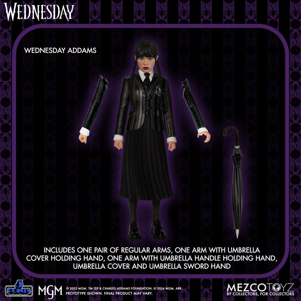 Wednesday 5 Points Figuren Wednesday & Enid Boxed Set 10 cm Image 3